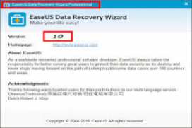 EaseUS Data Recovery Wizard v10