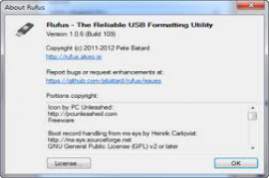 Rufus Reliable USB Formatting Utility 1